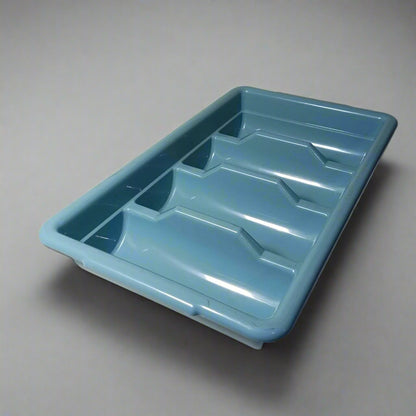 Fork & Knife Set 4 Compartment Gray Cutlery Rack