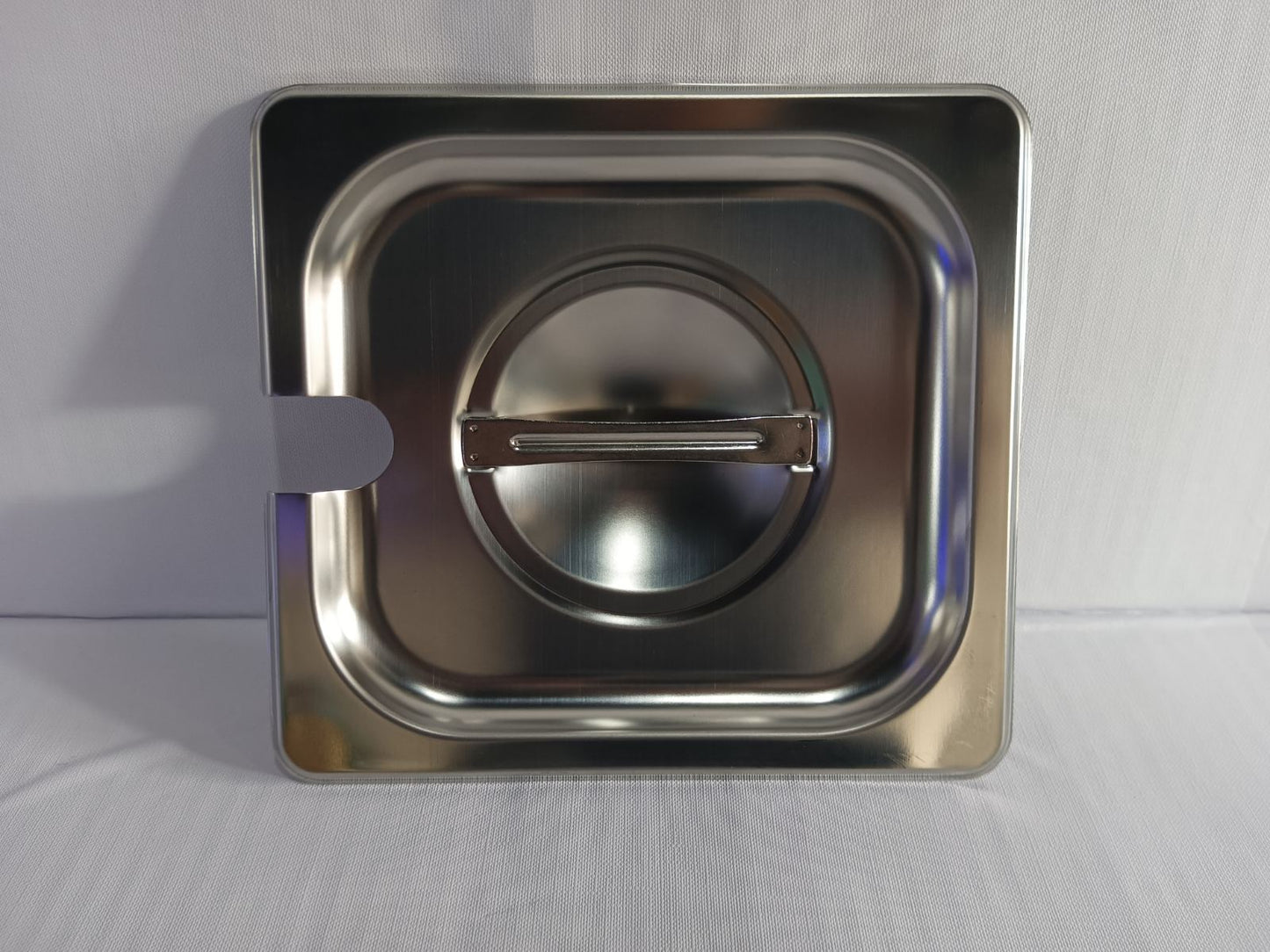 Stainless Steel Food Pan Cover Lid with Notch