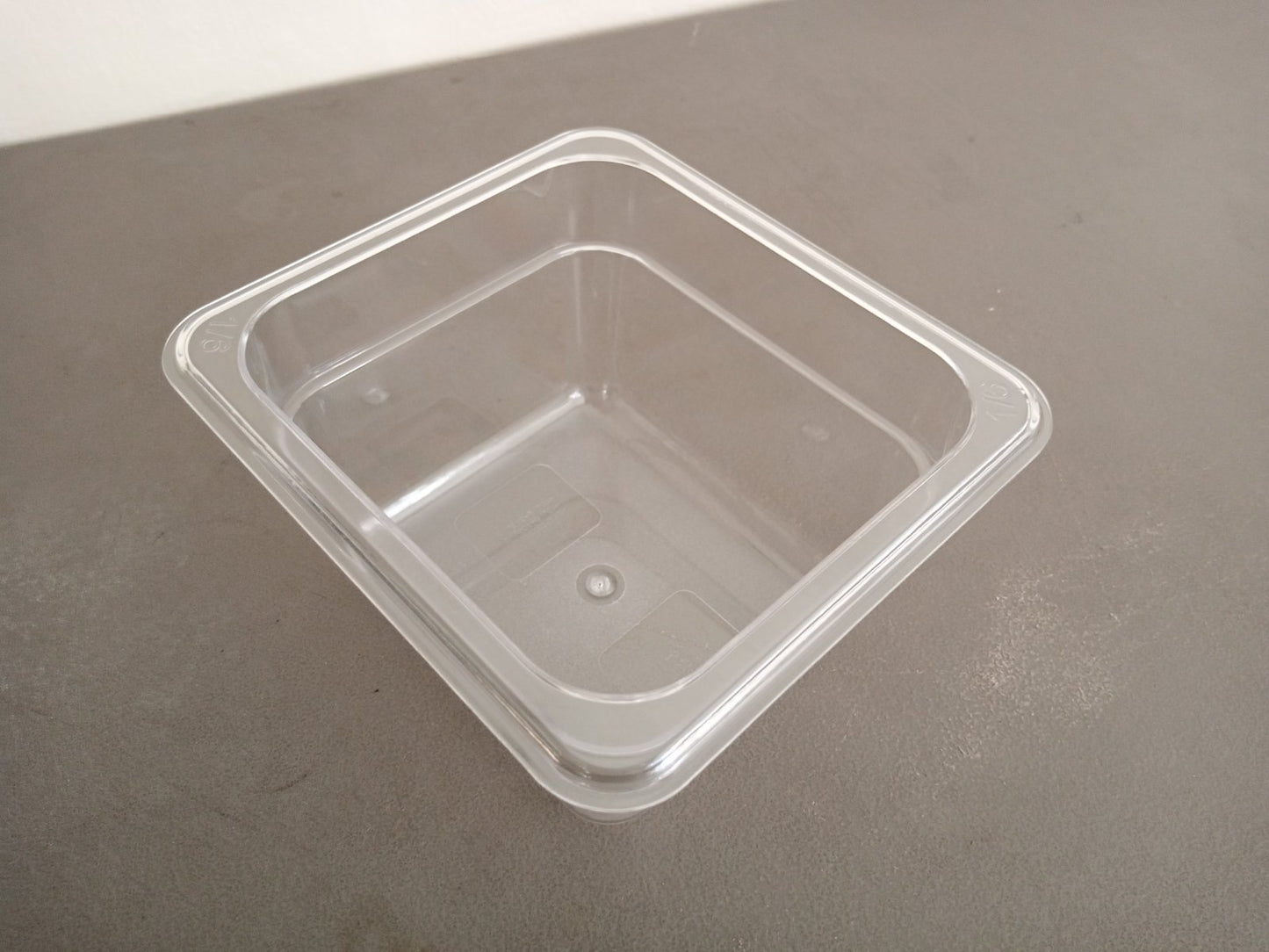 Food Pan 1/6 Clear for Holding Chilled Items