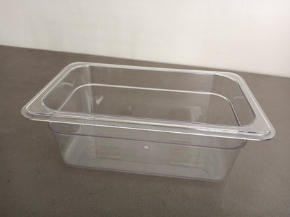 Food Pan 1/4 Clear for Holding Chilled Items