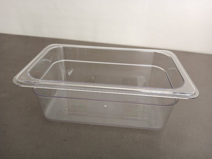 Food Pan 1/4 Clear for Holding Chilled Items