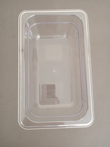 Food Pan 1/4 Clear for Holding Chilled Items