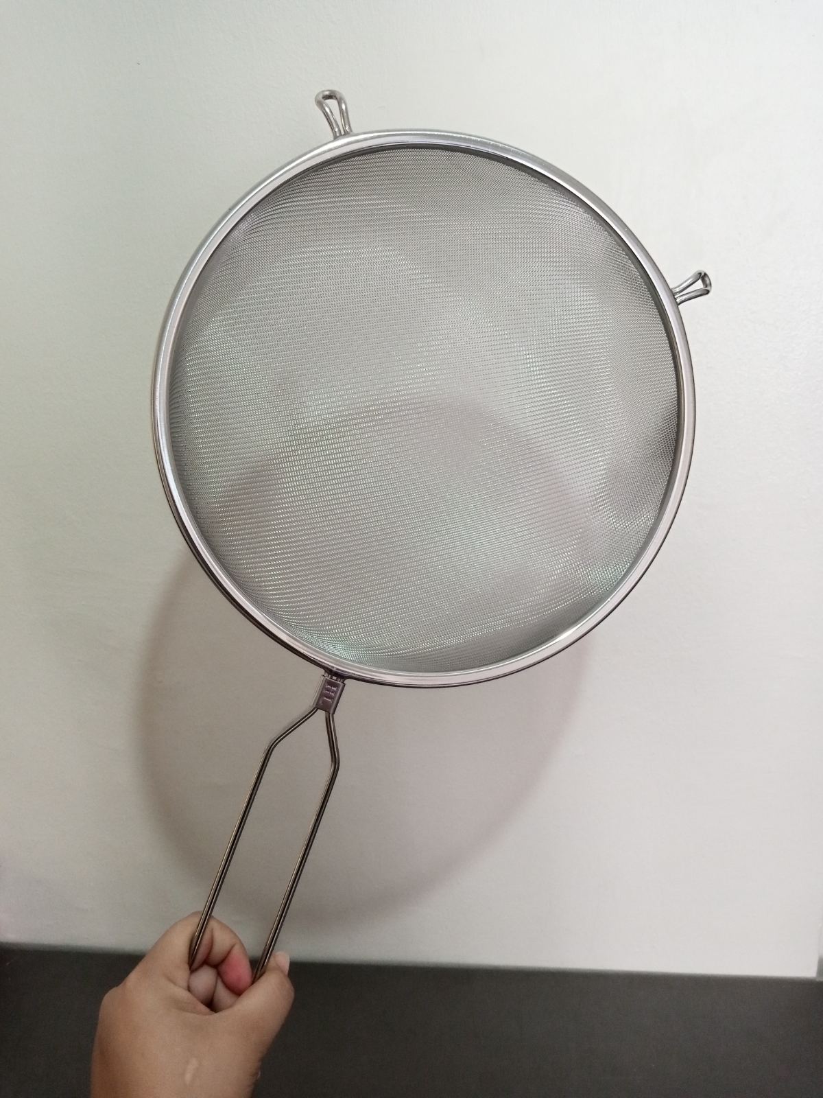 Double Mesh Stainless Strainer 19cm/28cm diameter Two Ears