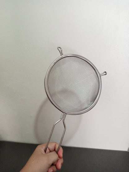 Double Mesh Stainless Strainer 19cm/28cm diameter Two Ears