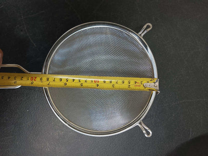 Double Mesh Stainless Strainer 19cm/28cm diameter Two Ears