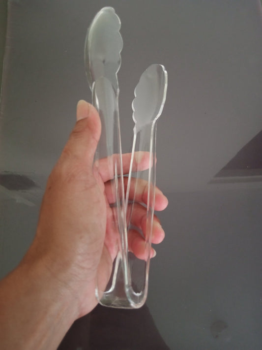 Plastic Tong 9inch & 12inch Durable Food Tong Clear