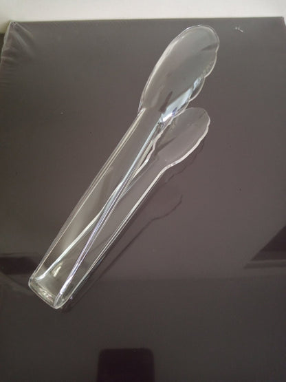 Plastic Tong 9inch & 12inch Durable Food Tong Clear