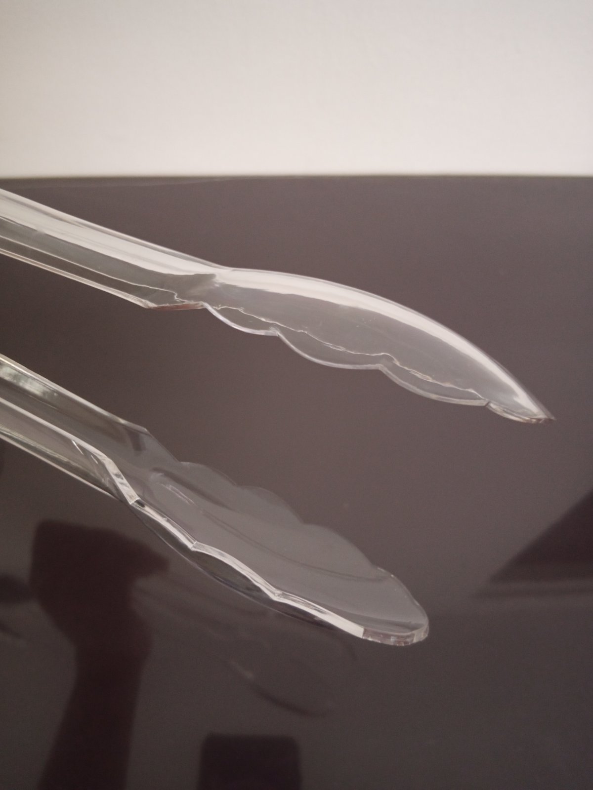 Plastic Tong 9inch & 12inch Durable Food Tong Clear