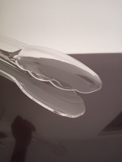 Plastic Tong 9inch & 12inch Durable Food Tong Clear
