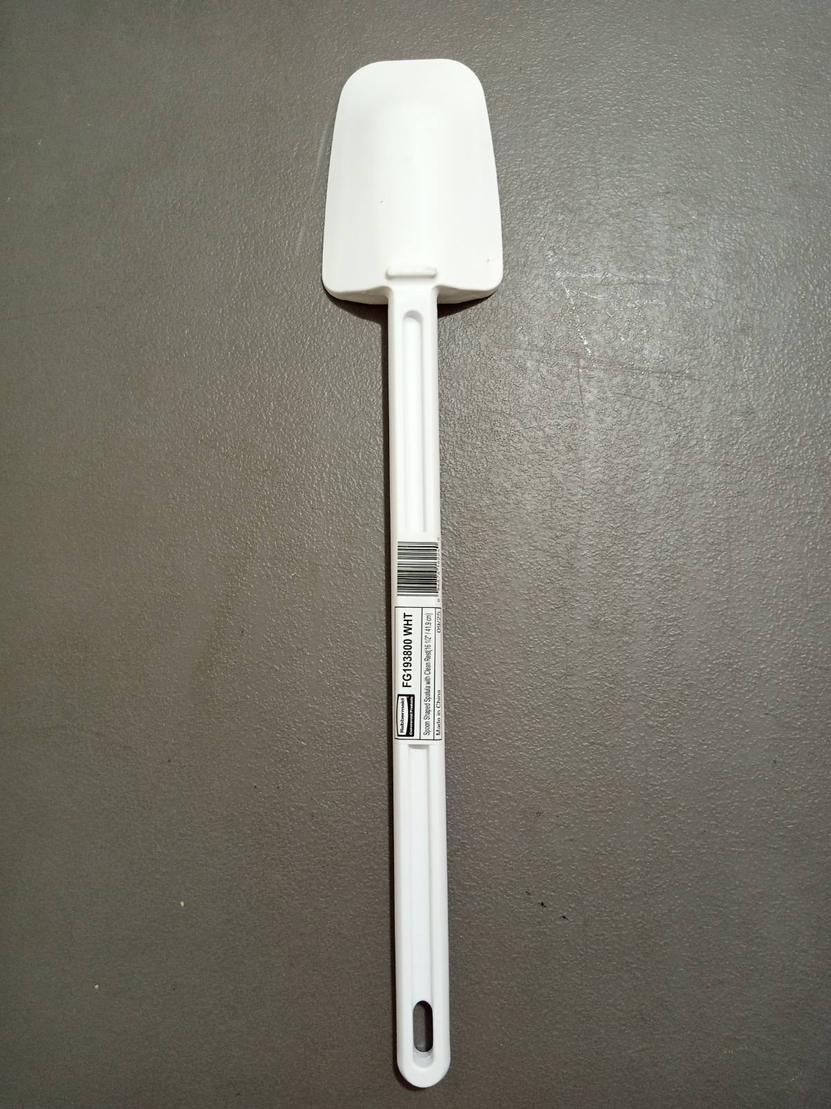 Rubbermaid White Spoon Spatula For Chilled & Frozen Treats