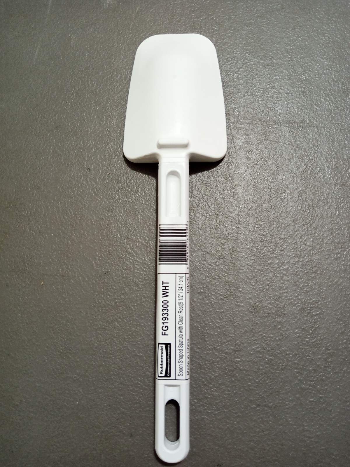Rubbermaid White Spoon Spatula For Chilled & Frozen Treats