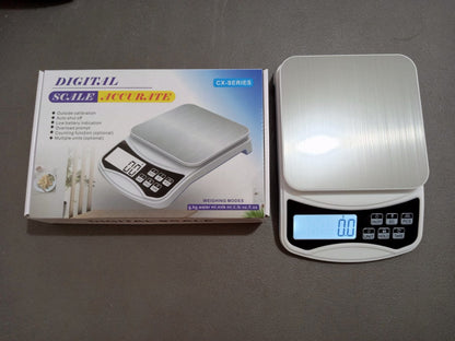 Kitchen Weighing Scale KitchenLead White 5kg Water Resistant
