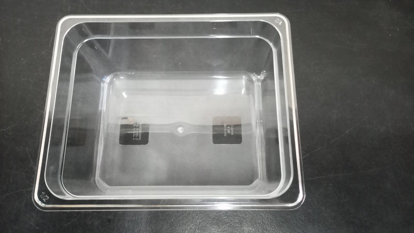 Food Pan 1/2 Clear for Holding Chilled Items