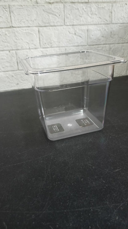 Food Pan 1/6 Clear for Holding Chilled Items