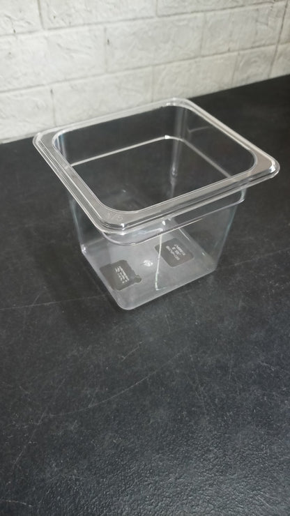 Food Pan 1/6 Clear for Holding Chilled Items