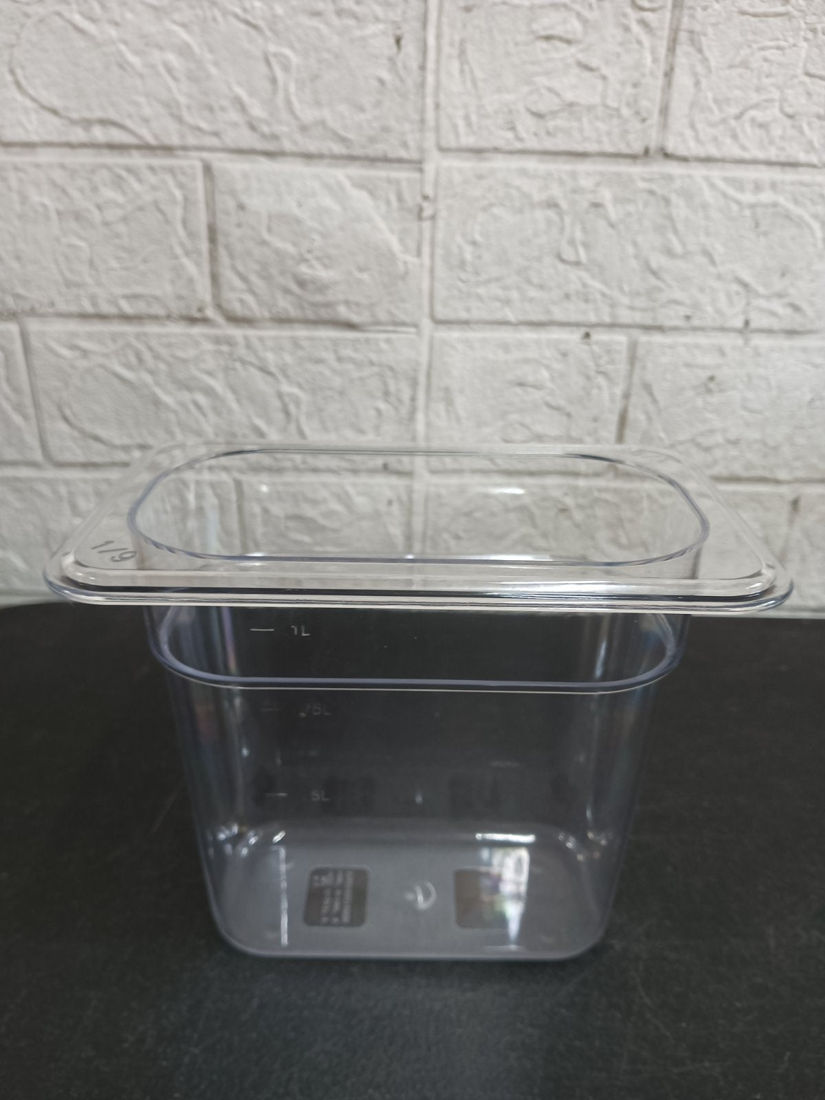 Food Pan 1/9 Clear for Holding Chilled Items