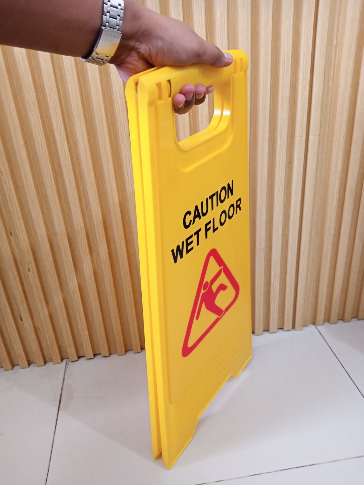 Wet Floor Signage Yellow 24inches