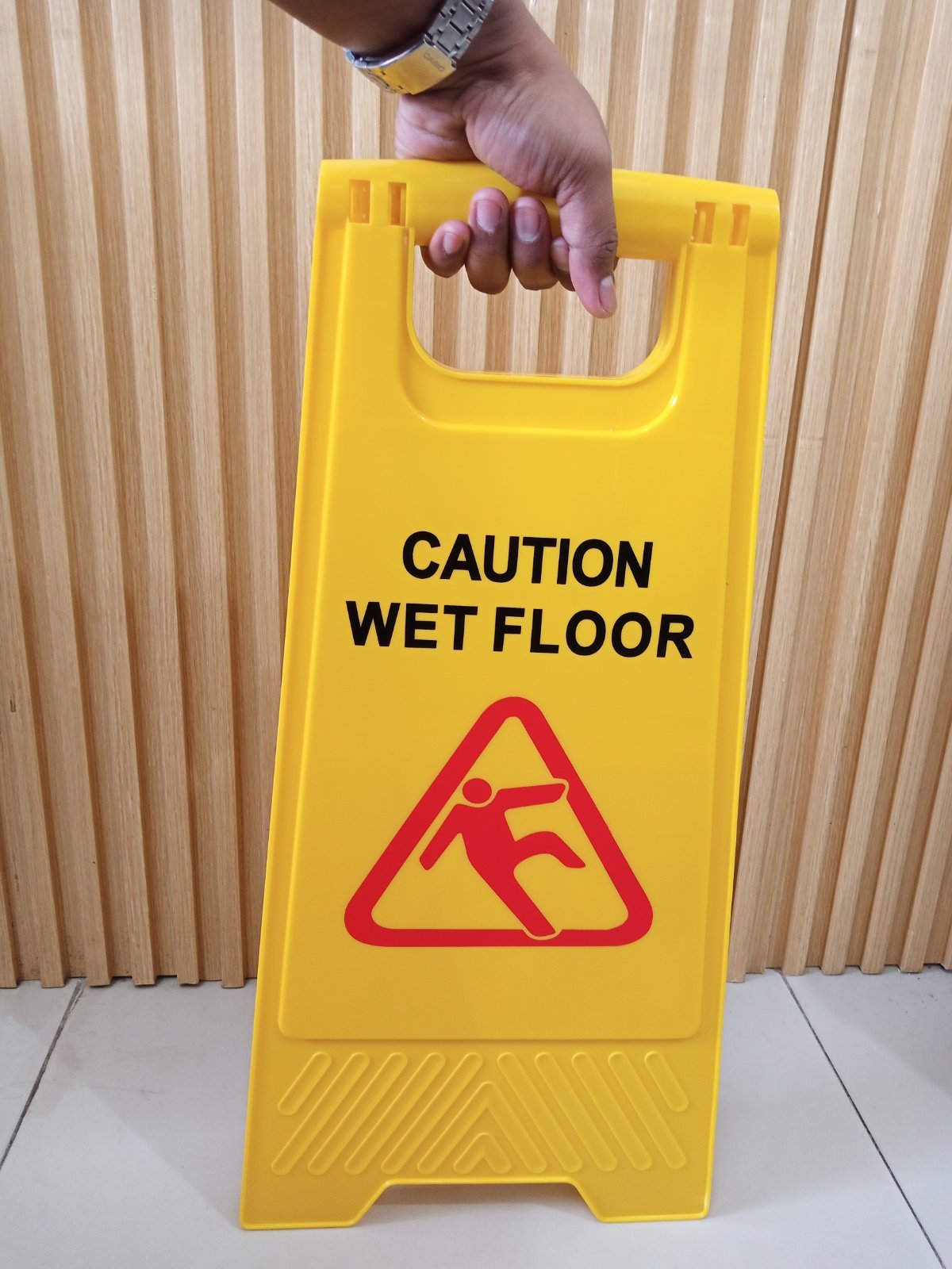 Wet Floor Signage Yellow 24inches