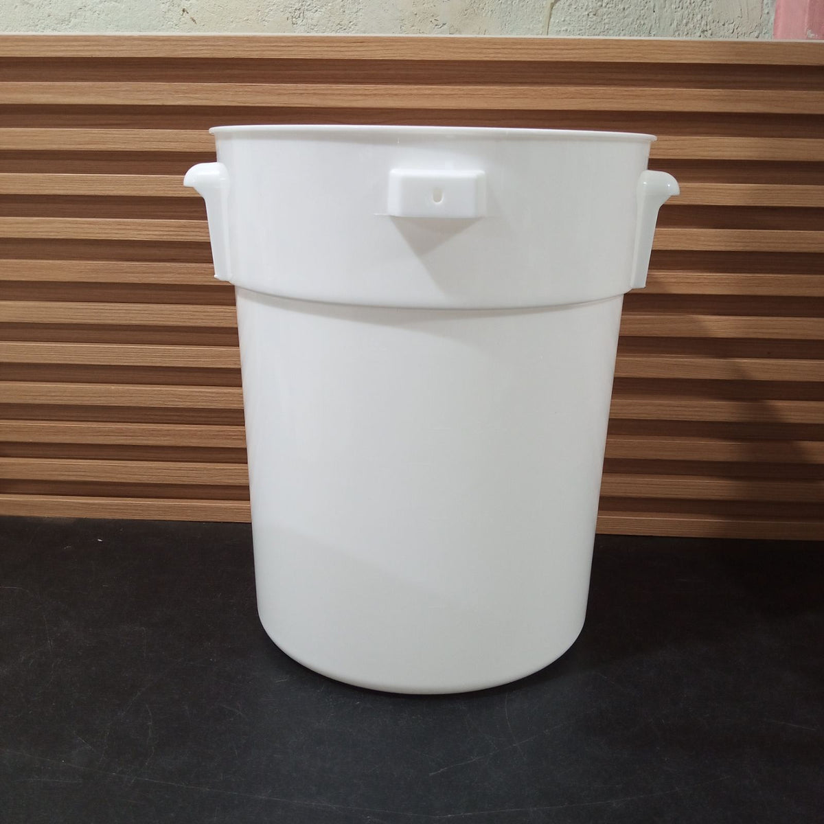 KitchenLead Food Storage Container Round PP White Graduated No Cover