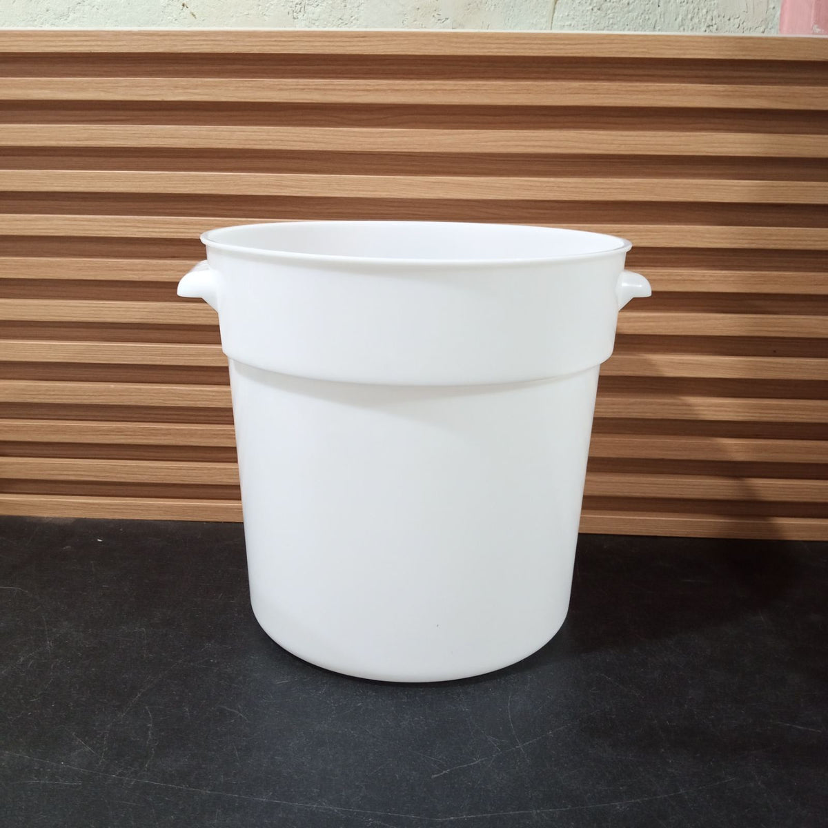 KitchenLead Food Storage Container Round PP White Graduated No Cover