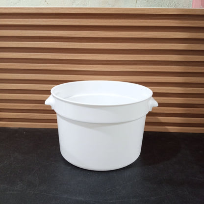 KitchenLead Food Storage Container Round PP White Graduated No Cover
