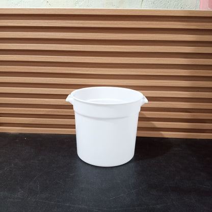 KitchenLead Food Storage Container Round PP White Graduated No Cover