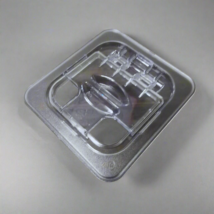 Food Pan Cover 1/6 Clear Flip Lid